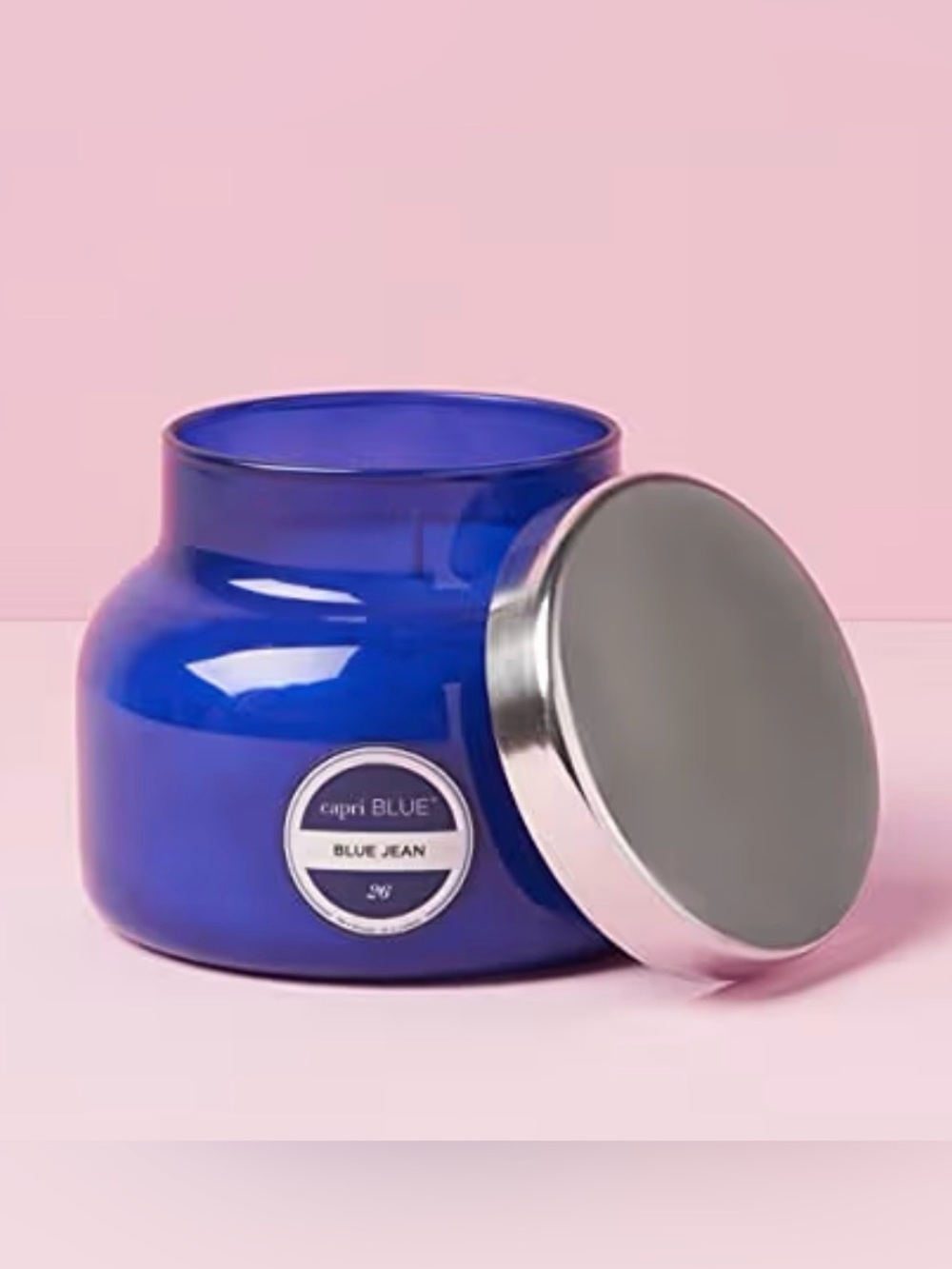 Scented Candles Blue Jean - Soy Candle Wax Blend - Jar Candles  (19 oz)